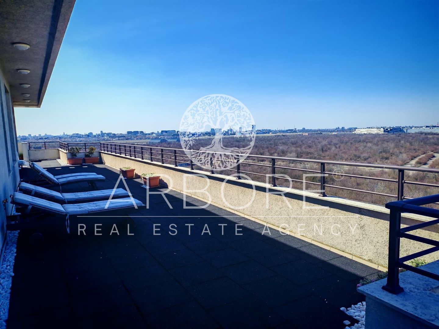 Penthouse 5 camere 250 mp lângă Ambasada SUA , zona Băneasa București - Poză 28