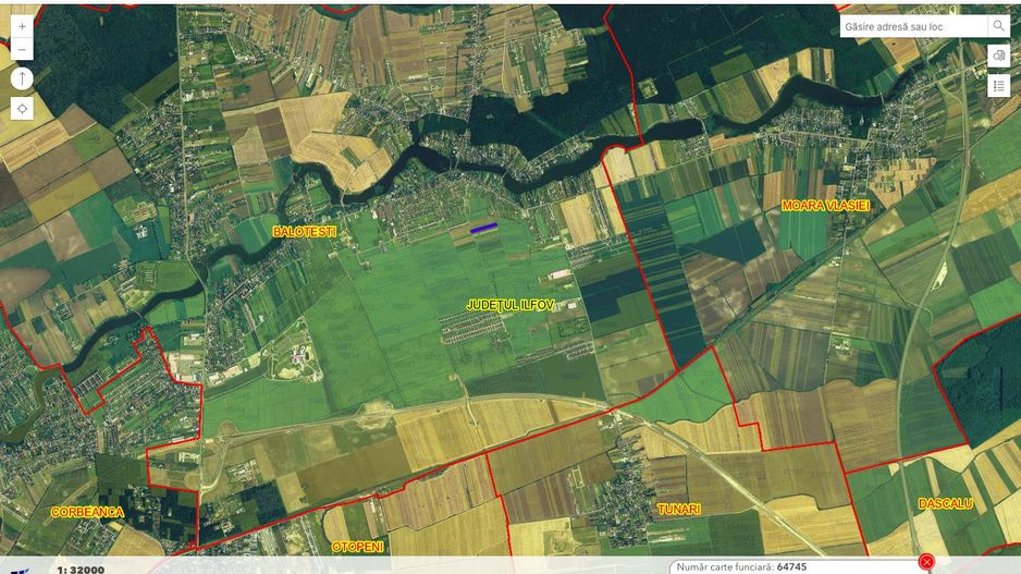 Teren intravilan cu destinatie rezidentiala 7.458 mp Balotesti - Poză 10