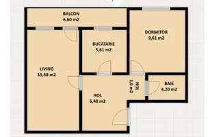 Apartament de vanzare 2 camere Siretului colt cu Calea Dumbravii Et 3 - Poză 13