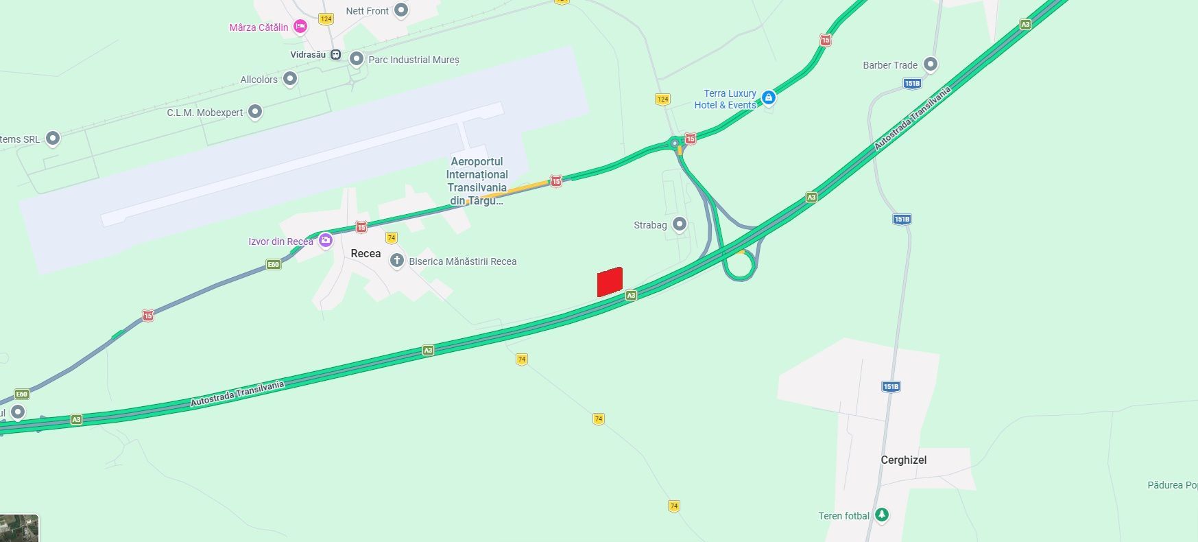 P 1190 - Teren de 7780 mp în jud. Mureș, Ungheni - Poză 1