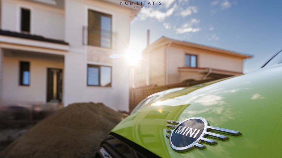 Duplex nou deosebit - despartit prin camera tehnica | Curte amenajata - Poză 11