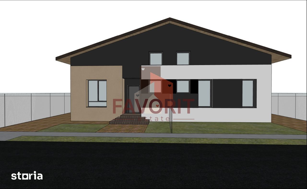 Casa in Sacalaz | 3 camere | Terasa acoperita | Toate utilitatile | - Poză 1