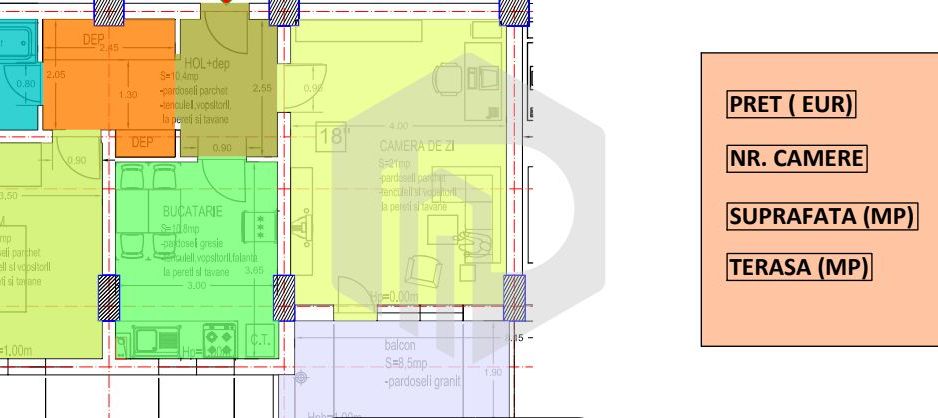 Zona Rahova / Supeco | Apartament 2 camere | Hipodrom IV | Terasa - Poză 3