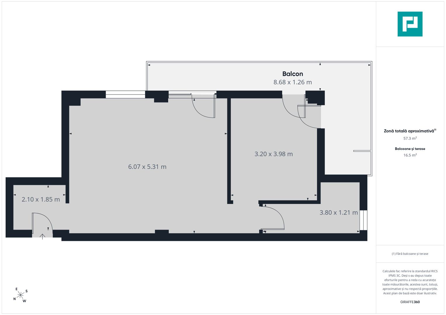 Apartament 2 camere,et 2, Iosia 56.52 mp - Poză 7