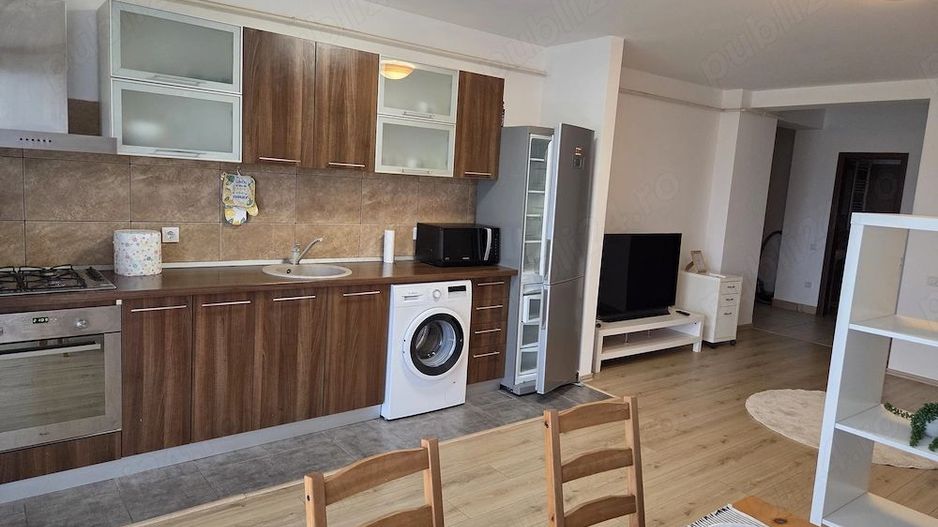 De inchiriat-Apartament 2 camere, 58m2, parcare subterana, comfort 1, Straulesti - Poză 9