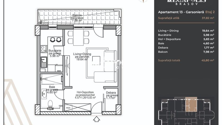 Garsonierǎ Coresi | Plata Tranșe | Credit - Poză 5