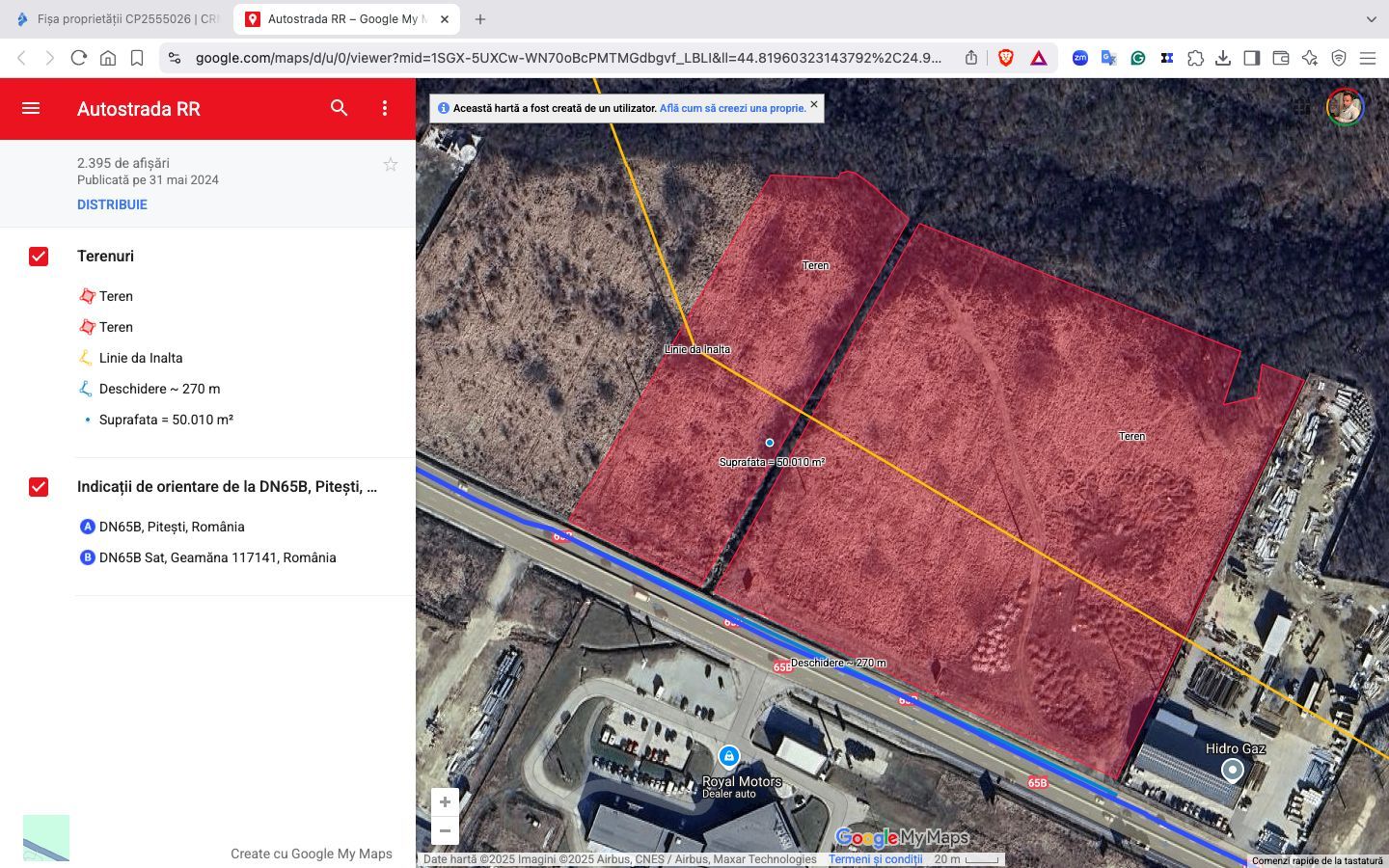 Teren intravilan 50.000 mp Pitesti lângă Carrefour și acces Autostrada A1 - Poză 5