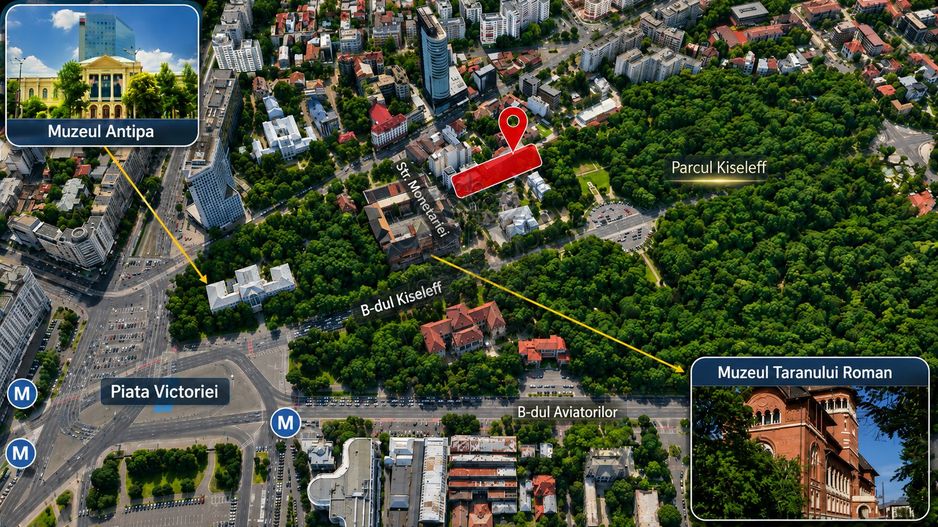 Piata Victoriei | Kiseleff | 3 camere | Bloc 2011 | Parcare Subterana - Poză 1