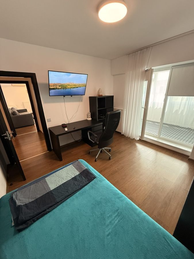 Apartament 2 camere lux, bloc nou, terasă 20 mp, centrală proprie, preț excelent - Poză 13