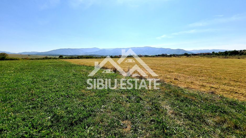 Teren cu vedere panoramica Intrare in Cisnadie 2325 mp deschidere 25ml - Poză 4