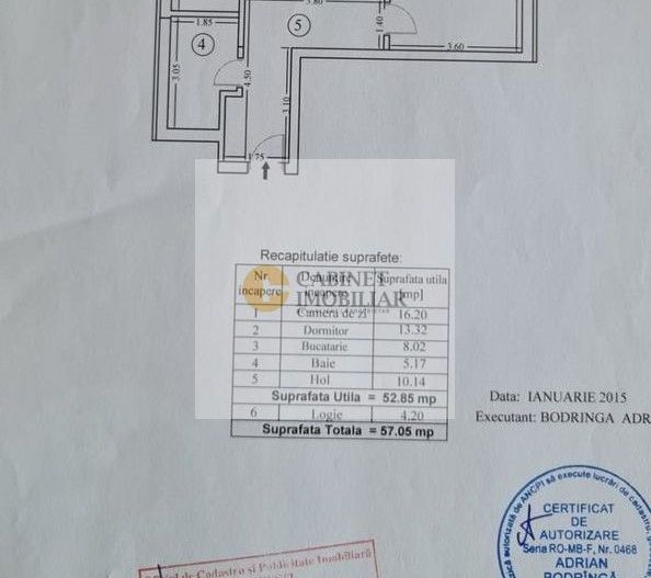 2 Camere - 57MP | Decomandat | Bloc 2016 | Parcul Liniei-M Lujer 5 min - Schiță 8