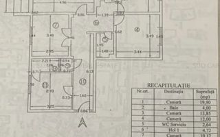 Apartament 4 camere Nerva Traian – Timpuri Noi | centrală proprie - Schiță 8