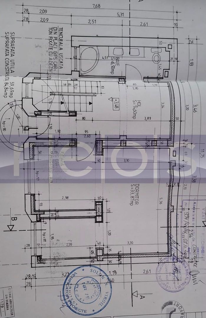 INCHIRIERE SPATIU IN VILA | 70MP | DOROBANTI | IDEAL STUDIO-SHOWROOM - Schiță 17
