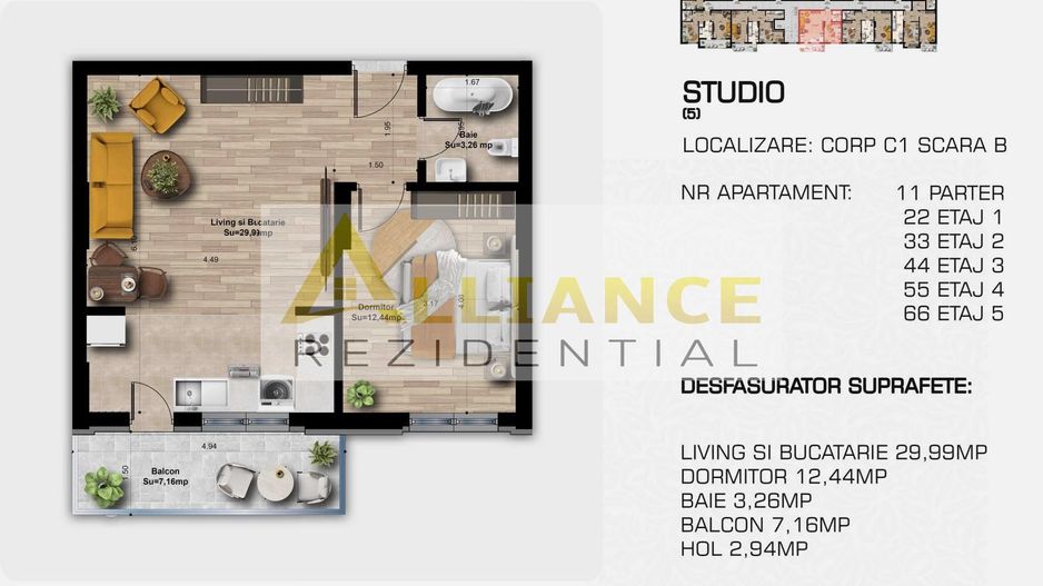 Apartamente noi la 3 minute de statia de metrou Berceni - Poză 11