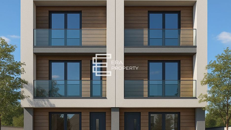 Casă modernă în Sibiu 13Omp utili – etaj retras, terase -teren 255 mp - Poză 1