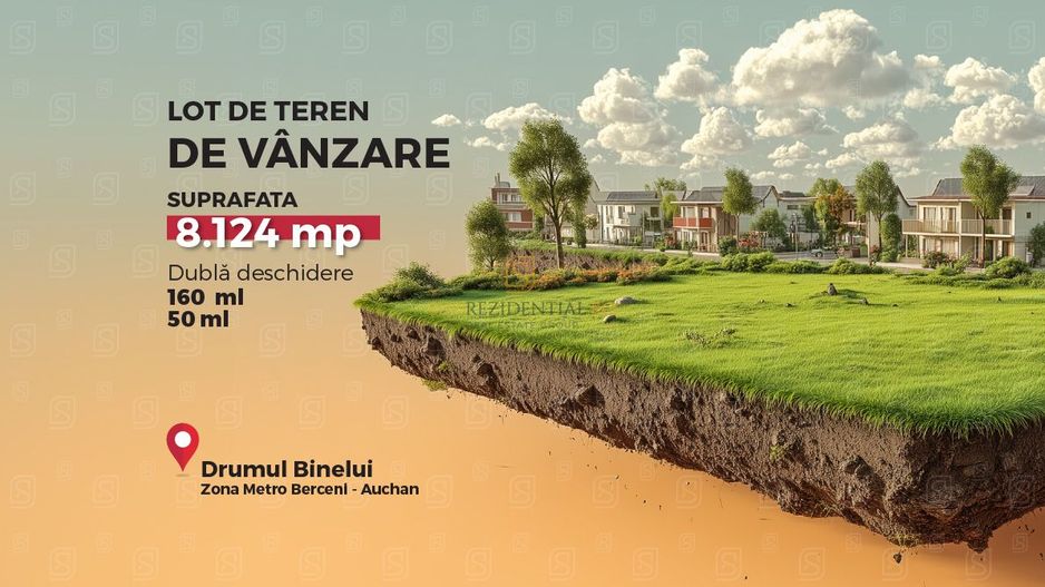 Teren intravilan 8.124 mp cu deschidere 164 ml – Jilava, Ilfov - Poză 1