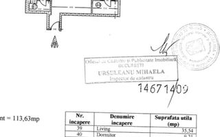 HERASTRAU | 3 CAMERE | CARTIERUL FRANCEZ - Schiță 9