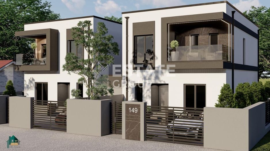 Duplex cu 5 camere despartit prin garaj in Mosnita Noua - Poză 2