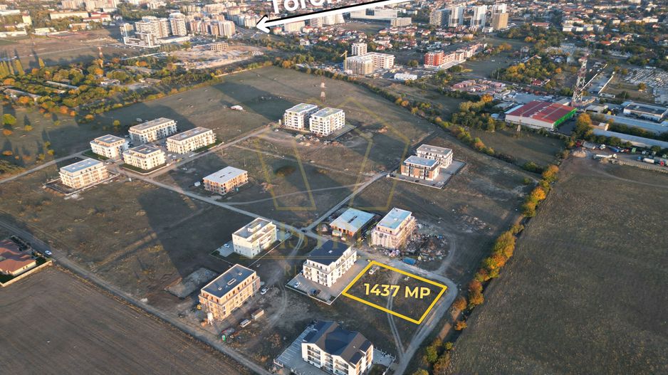 COM 0% Teren de bloc cu 22 de apartamente si utilitati | Torontalului - Poză 1