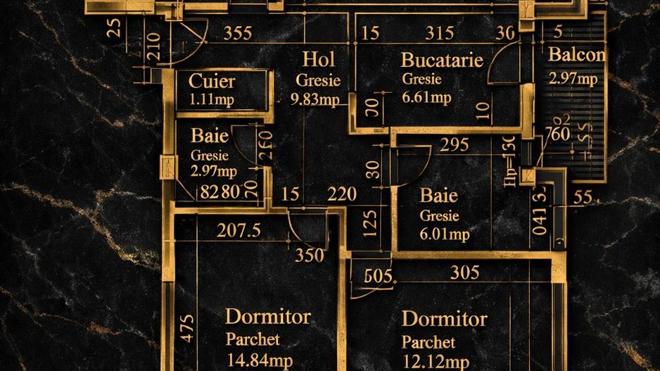 Apartament 4 camere | 90 mp | etaj intermediar | garaj | Europa - Poză 17