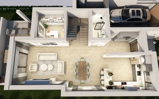 Casă modernă de vânzare,175 mpu,413 mp de teren,Cisnădie/Cisnădioara - Poză 14