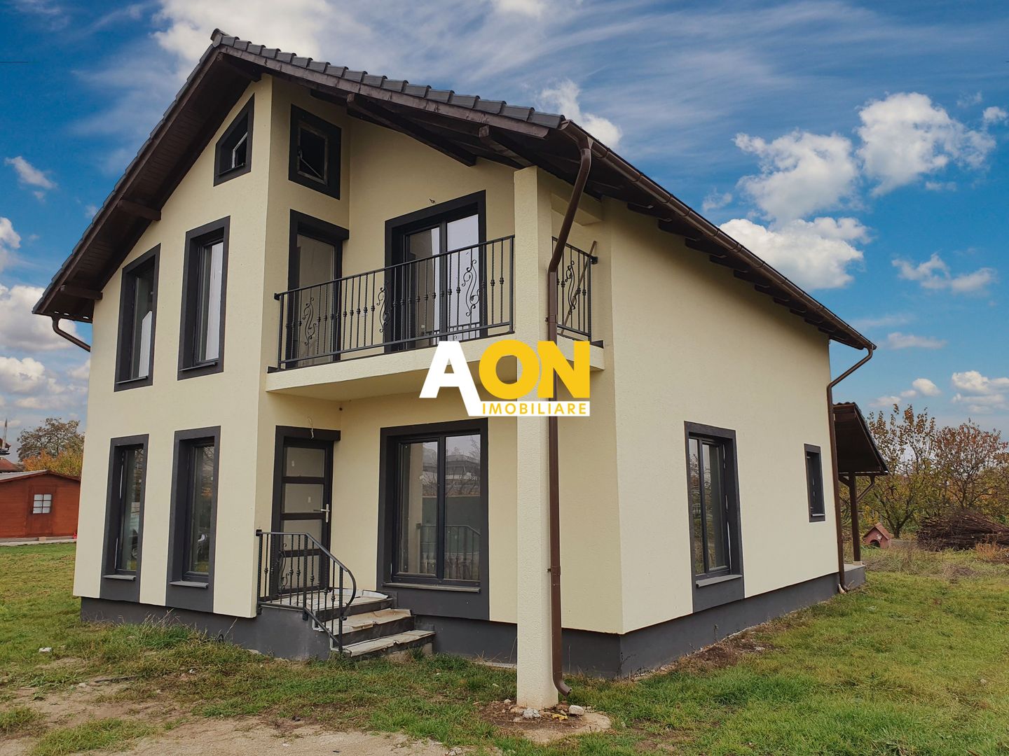 Casă nouă P+M, 5 camere, încălzire pardoseală, Alba-Micești, stânga - Poză 1