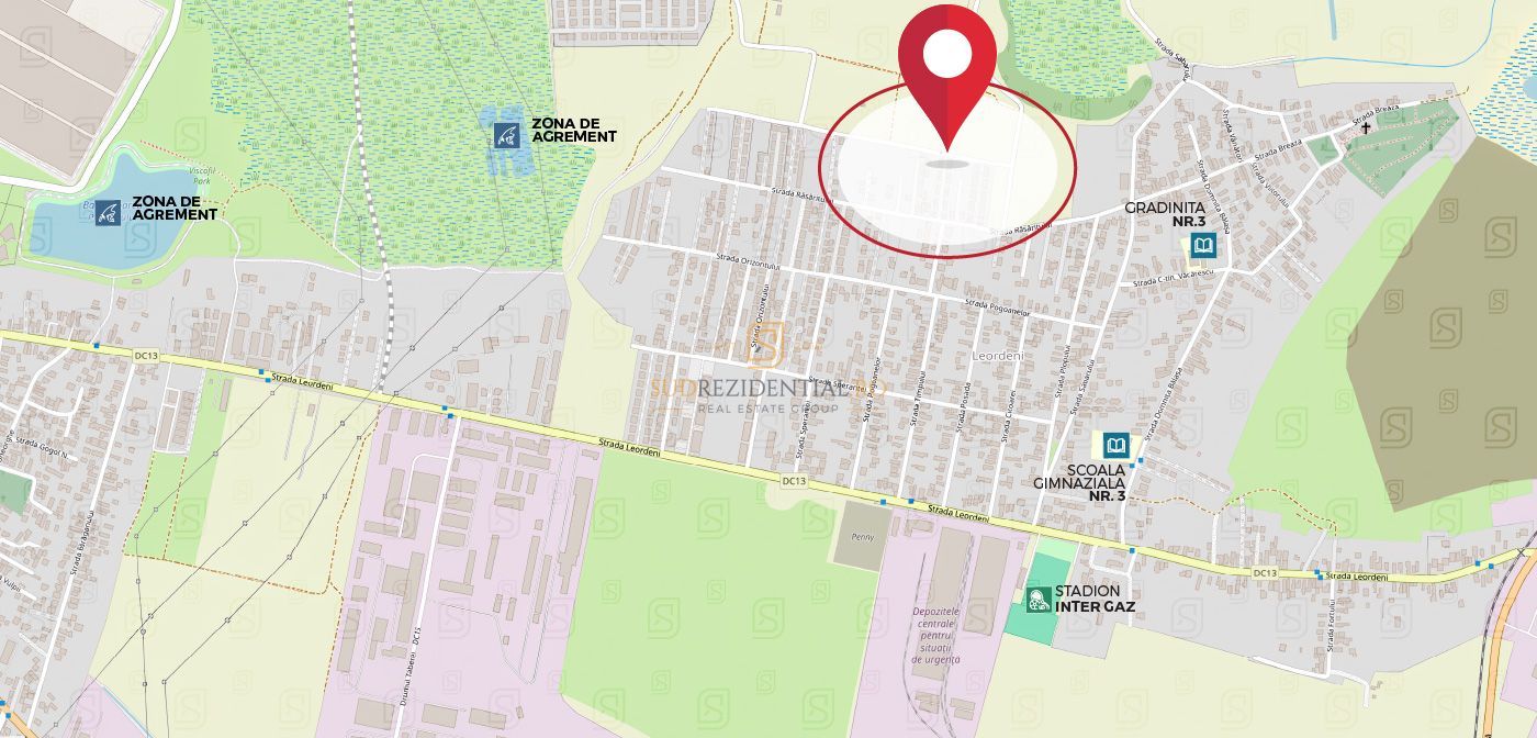 Lot de teren intravilan, 494 mp, deschidere 31 ml, Popesti-Leordeni - Poză 3