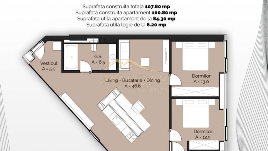 Proiect rezidențial // Apartamente 1-5 camere // Finalizare 2026 - Poză 61