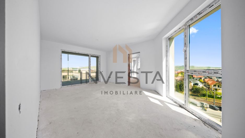 Apartament 3 camere 88 mp cu terasa 35 mp | Semifinisat | Intre Lacuri - Poză 1