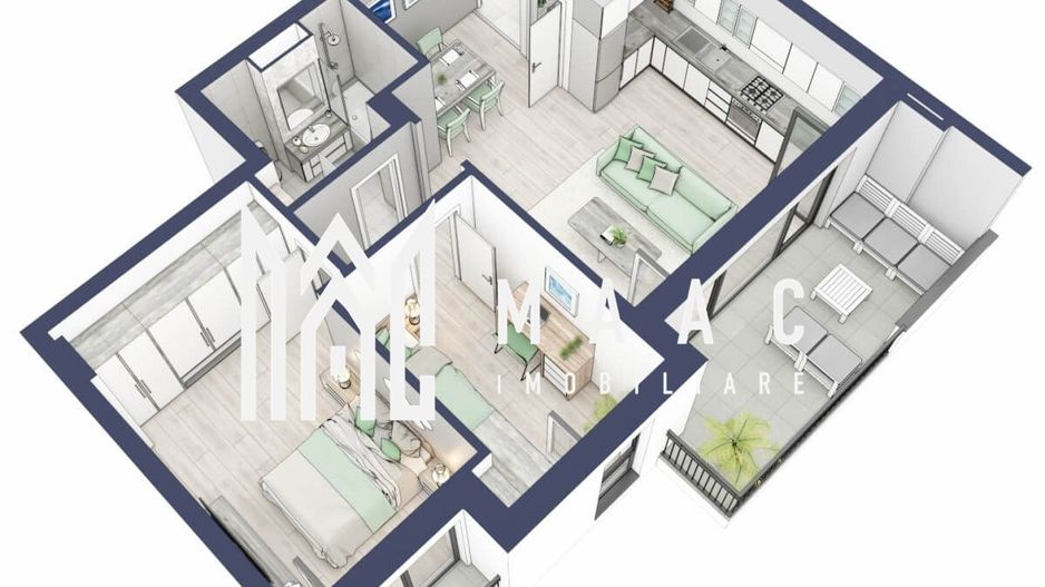 Apartament 3 camere | Etaj 2 | Balcoane 10.6 mp | Turnisor - Poză 3