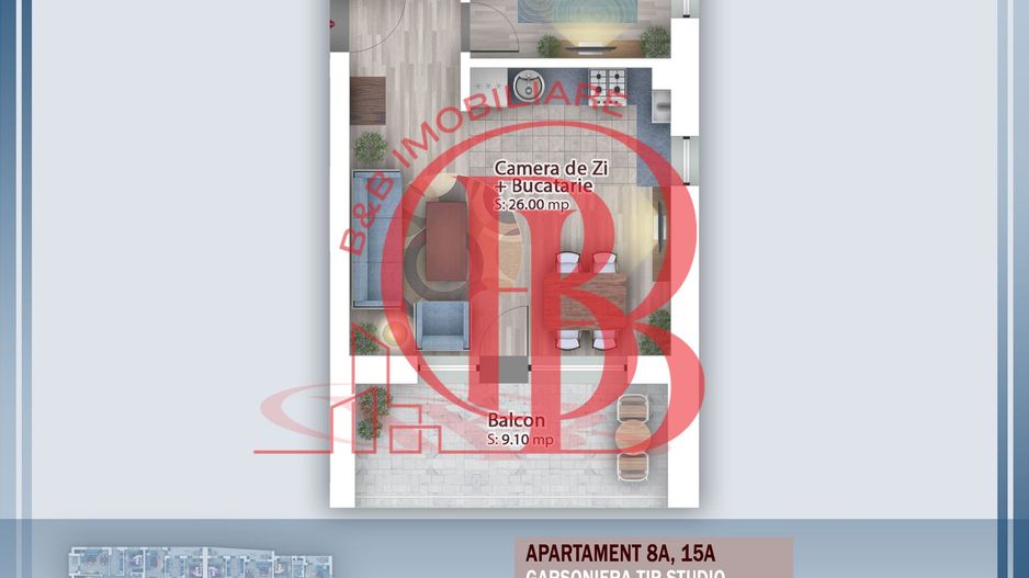Oferta Lansare 2 camere  incalzire pardoseala - Schiță 5