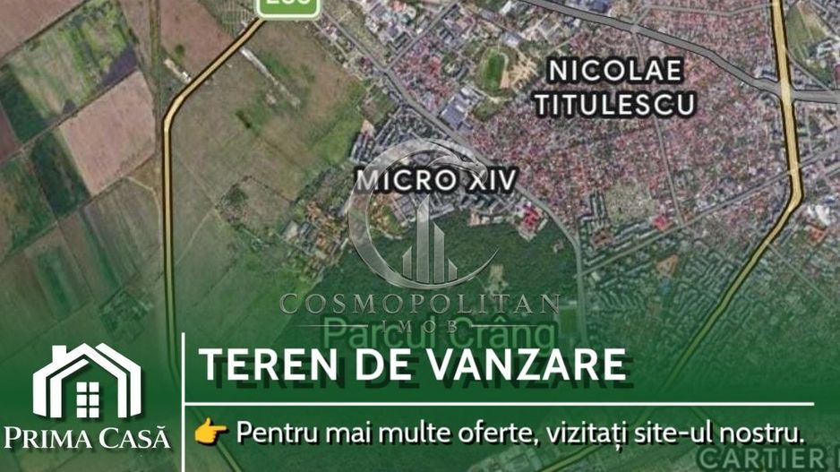 Teren intravilan Calea Eroilor iesire spre Ploiesti 24.000mp d=200m la DN 2 E85 - Poză 1