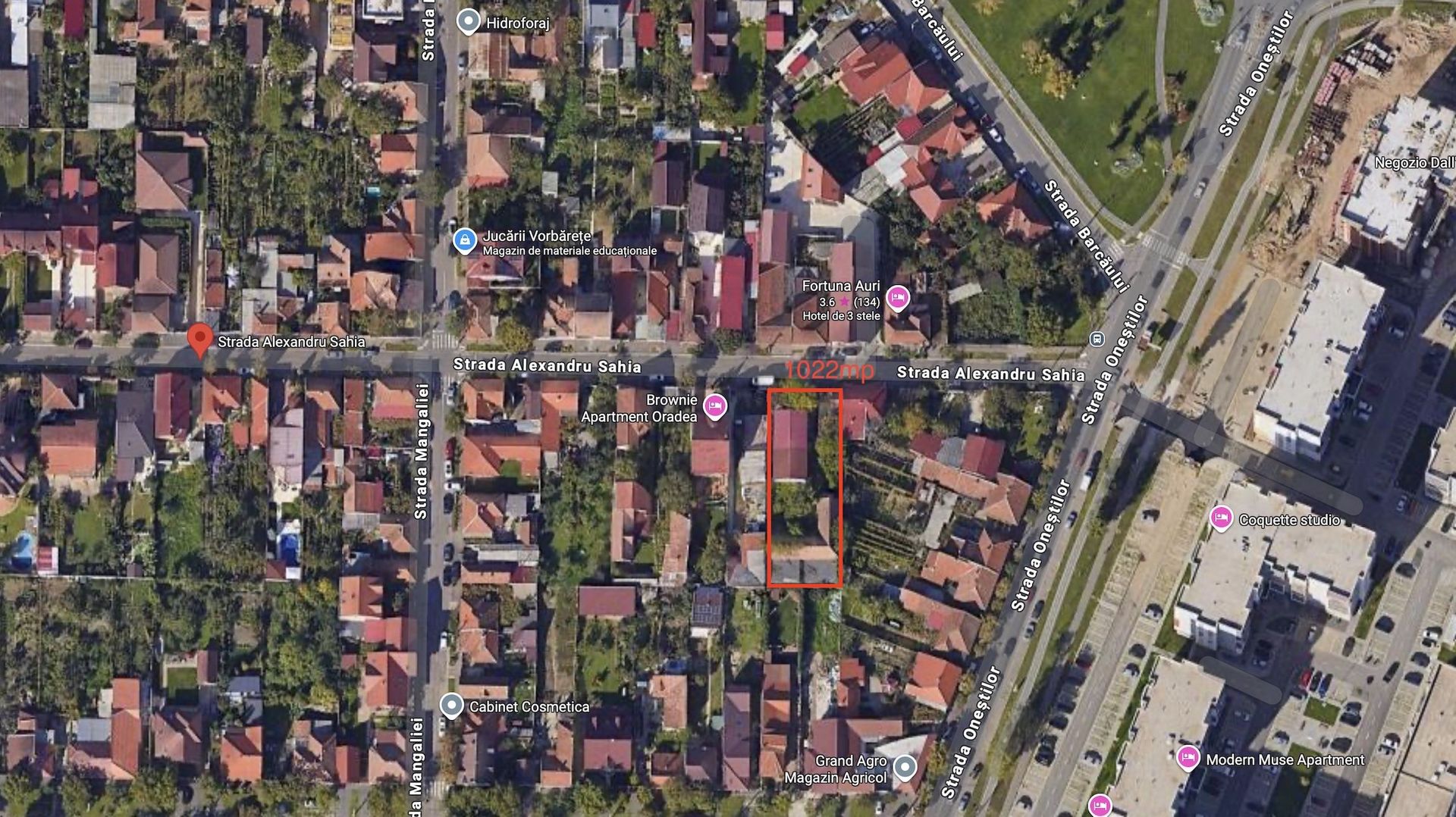 Teren intravilan 1022 mp – Ioșia | Zonă liniștită, utilități complete - Poză 1