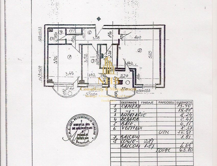 2 Camere + Boxa decomandat BARBU VACARESCU AN 1996 Centrala Proprie - Poză 17