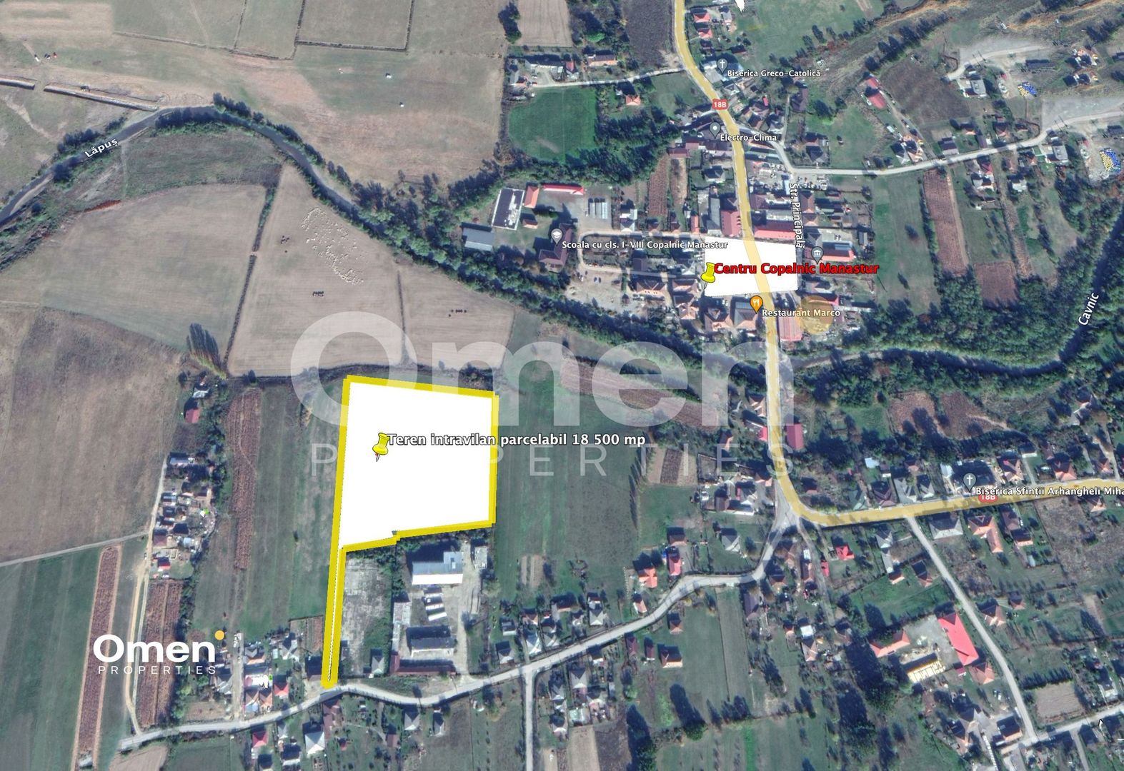 Teren intravilan parcelabil Copalnic-Manastur - Poză 3