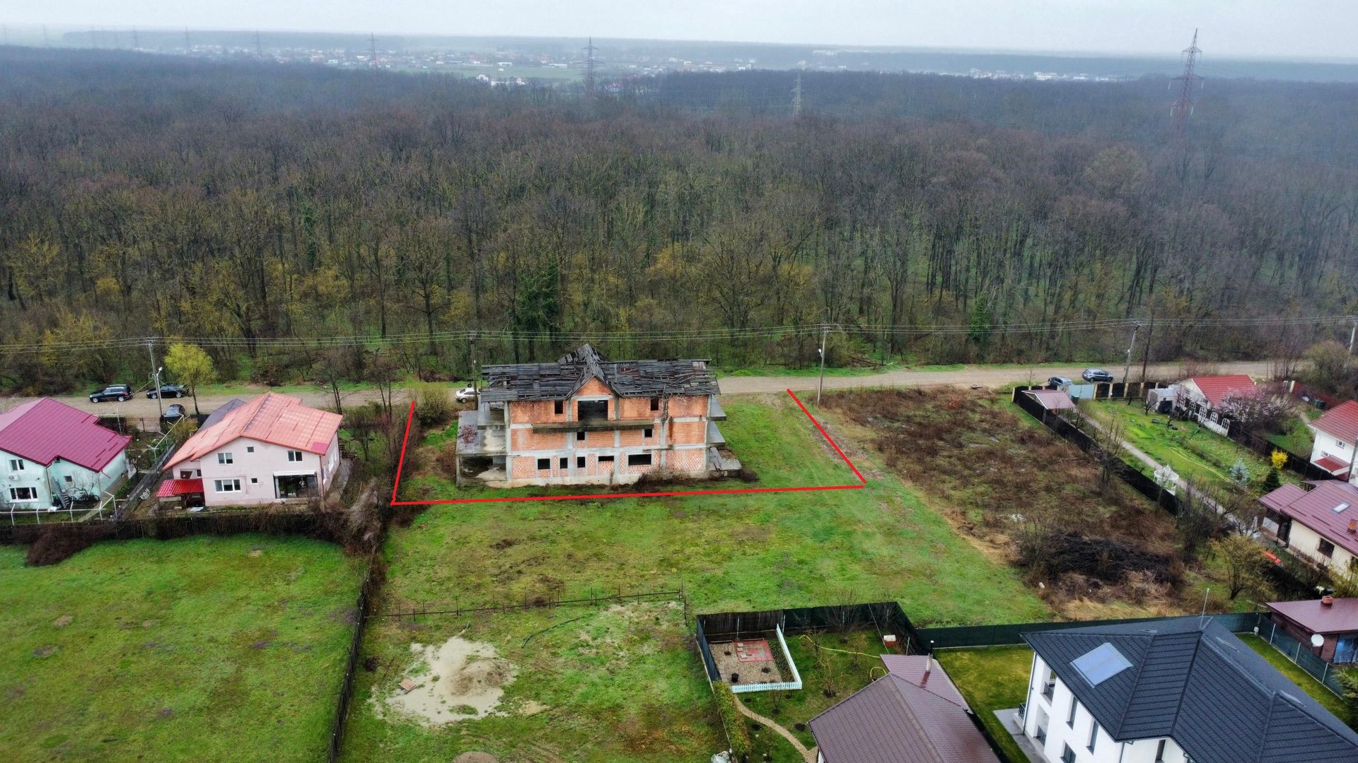 Vila Individuala S+P+1+M cu Teren 1000mp langa Padure - Balotesti - Poză 4