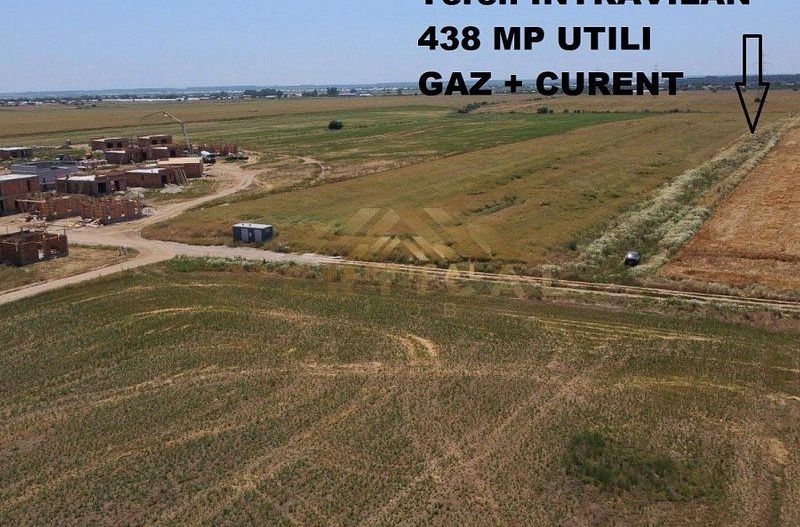Teren INTRAVILAN cu gaz si curent - comuna Berceni - Poză 1