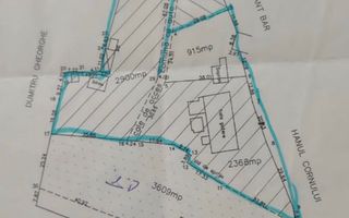 Teren intravilan construcții 6264 mp + construcție tip cabană lemn - Poză 16