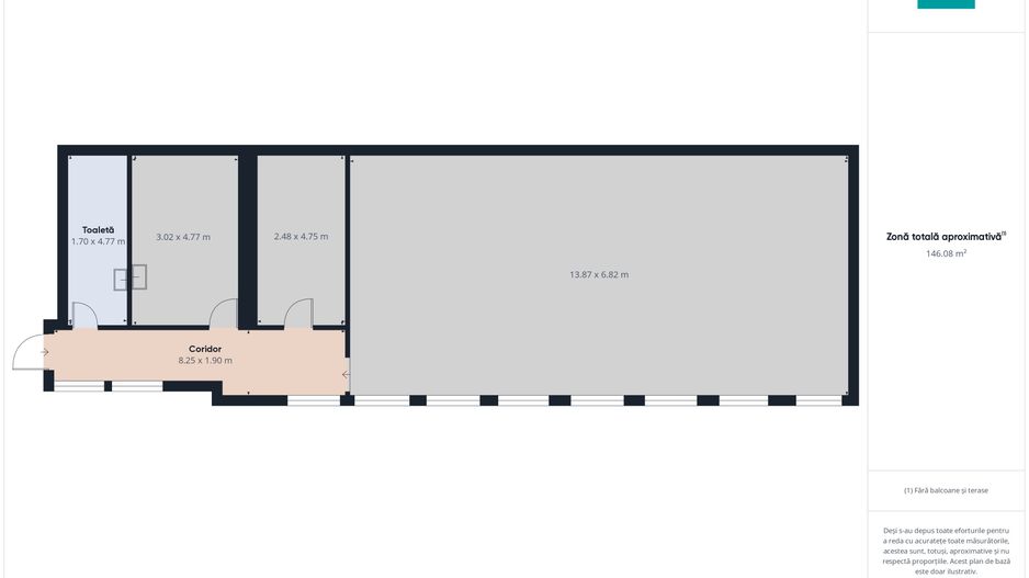 Spațiu de birouri/depozit 150 mp, zona UTA - Poză 3