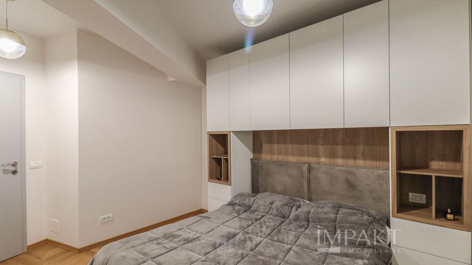 Apartament cu 2 camere ultrafinisat, cu un view deosebit, situat in ansamblul Wings! - Poză 10