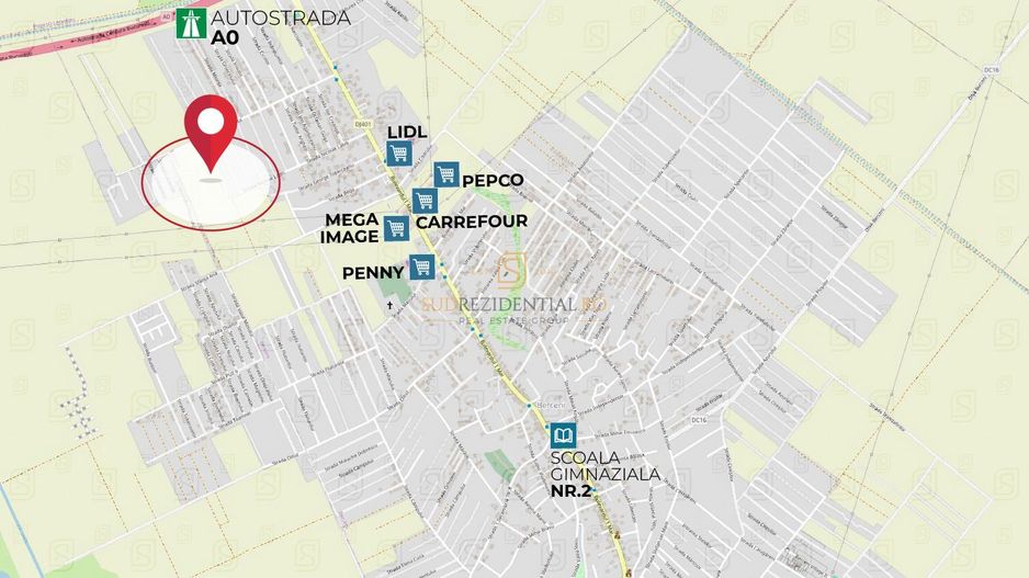 Teren intravilan 399 mp, zona excelenta in Comuna Bercenni, Ilfov - Poză 3