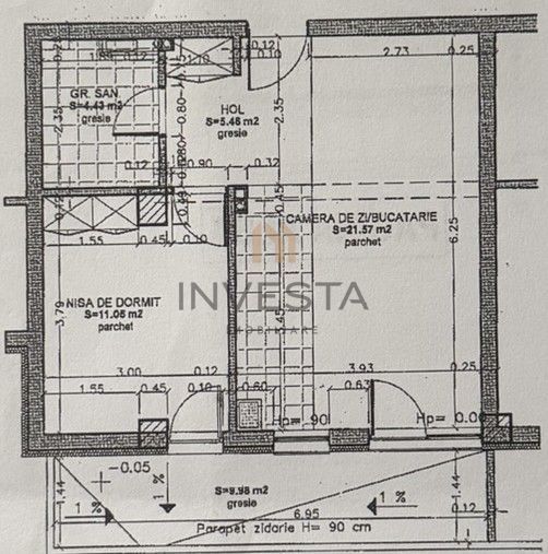 Apartament modern de vanzare cu 2 camere | cartier Europa - Schiță 7