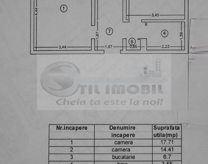 Ap. 2camere CD - 51.5mp - Podu Ros - 102.000e - Poză 12