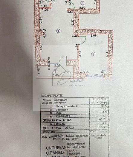 Apartament 2 camere CORTINA NORTH Pipera I loc parcare - Poză 3