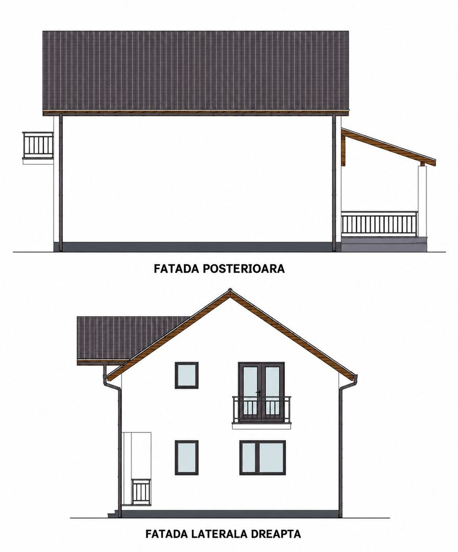 Casă singur în curte, materiale premium Corunca (4camere) - Poză 5