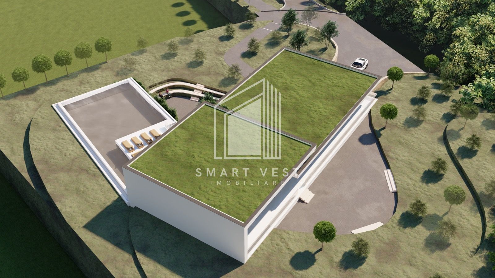 Teren de vanzare cu proiect de casa si piscina - Poză 7