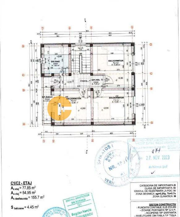 Vila 115 MP Utili 480 Teren Valea Lupului - Poză 6