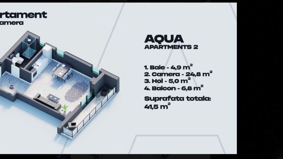 Garsonieră  - Mamaia Nord , vedere la mare, bloc finisat. - Poză 6