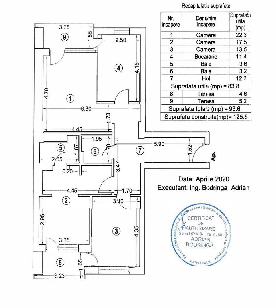 Oferta Apartament 3 Camere Cloud 9 Residence 1 Loc Parcare - Poză 11