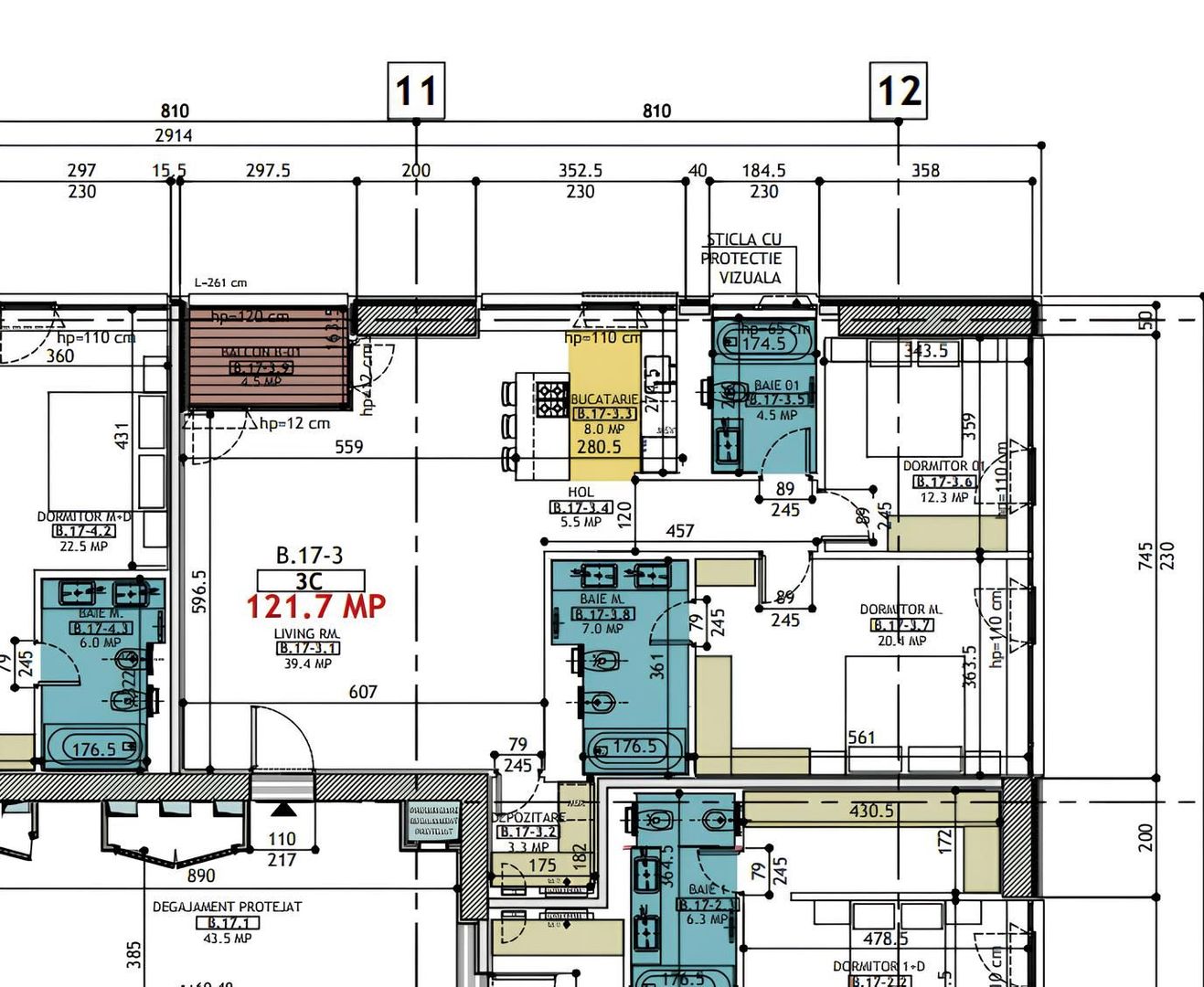 Apartament premium 3 camere I View spectaculos | One Verdi Park - Poză 19